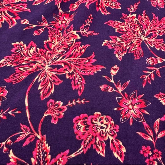 NWT LANDS’ END Floral Kaftan Cover-up Mini Dress - Picture 10 of 14